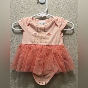 Baby Girls 0/3M Nicole Miller Pink Bodysuit